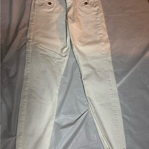 LOFT Women's Off-White Skinny Jeans